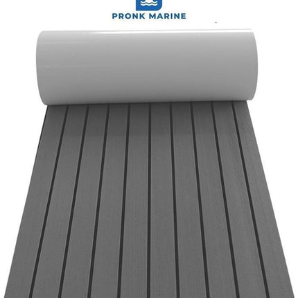 Premium EVA Teak Foam Decking Mat – Bootmat Teak Lichtgrijs - 2400mm x 900mm x 6mm