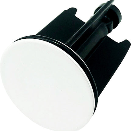 Waterval Metaalstop Waste Plug Universeel – Plugstop badkamer - afvoerplug voor wastafel en bidet - Wit 40mm image 3