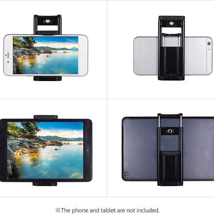 Telefoon en Tablet Houder Adapter voor Tripod en Selfiestick Zwart image 2