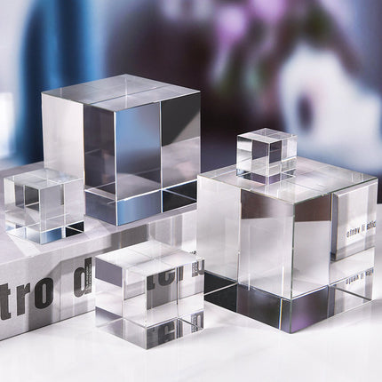Gws Kristallen Kubus voor Fotografie – Kubus Prisma - Heldere kristallen Cube – 40 mm image 2