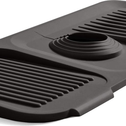 Waterval Siliconen Mat voor Keukenkraan – Anti lek tray Keuken Badkamer - Wastafel Splash Bescherming - Zwart 37cm image 9