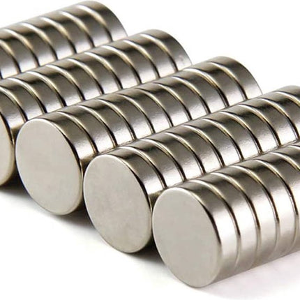 Brute Force Ronde Magneten - 12 x 2 mm - Rond – Neodymium - Koelkast magneten - Whiteboard magneten - Magneten Neodymium Vernikkeld – 20 stuks image 2