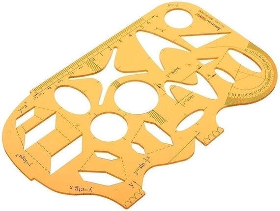 Wiskunde XY-as Wiskundige functie Tekeningenmal KT Soft Plastifc Liniaal geometrie gradenboog