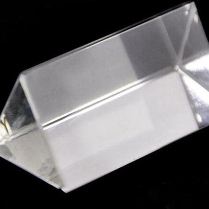 2 Inch Mini Optisch Glas Drievoudig Driehoekig Prisma Natuurkunde Refractor Lichtspectrum image 3