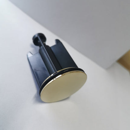 Waterval Metaalstop Waste Plug Universeel – Plugstop badkamer - afvoerplug voor wastafel en bidet - Goud 40mm image 2