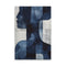 VAREVUNE - Canvas schilderij - Abstracte Vrouw - blauw/wit