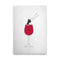 VAREVUNE - Canvas schilderij - Wine Love IV - wit/zwart/rood