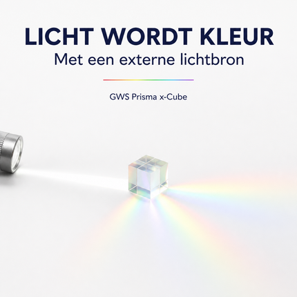 GWS Prisma X-Cube met regenbooglichteffect
