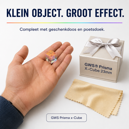 GWS Prisma X-Cube complete set in hand weergegeven
