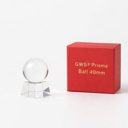 Gws Kristallen Bol voor Fotografie - Fotobol Prisma - Heldere kristallen bal - Lensball Ø 40 mm