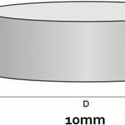 Brute Force - Platte Sterke Magneten - Rond - 10 x 5 mm - Koelkast magneten - 10 Stuks