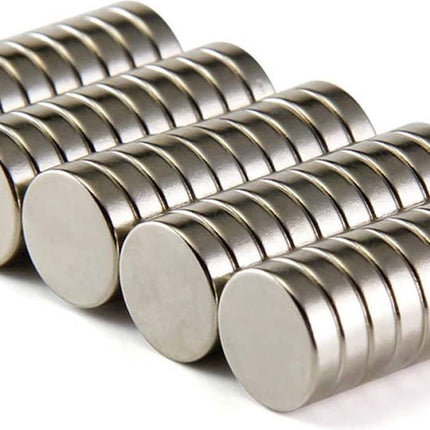 Brute Force - Platte Sterke Magneten - Rond - 10 x 5 mm - Koelkast magneten - 10 Stuks