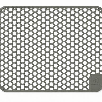 Waterval Gunmetal Grey siliconen gootsteenmat