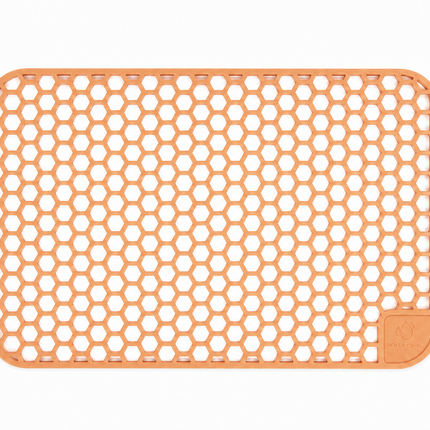 Waterval koperkleurige siliconen gootsteenmat