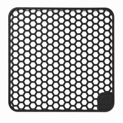 Waterval zwarte siliconen gootsteenmat