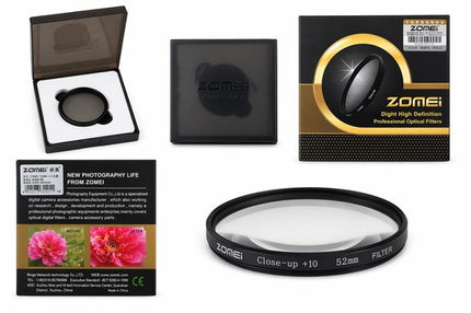 Zomei Close-Up Filter +10 52mm – Macro Lensfilter voor Close-up Fotografie