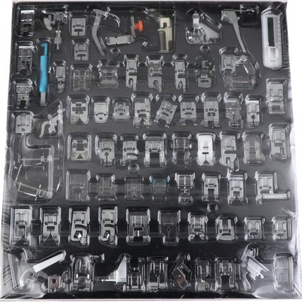 Universele Naaivoetjes set – Naaimachine Naaivoet Set voor Brother Singer Janome Tools – 72-delig
