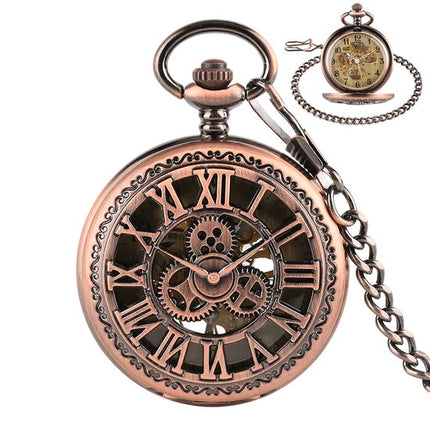 GWS Zakhorloge Mechanisch Vintage – Met ketting - Mechanisch Zakhorloge met handmatige opwinding
