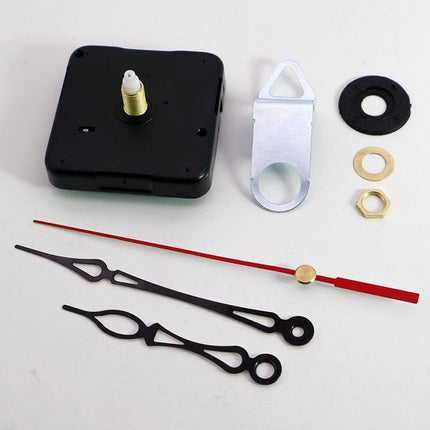 GWS Stille Klok Uurwerk Set met Lichtgevende Wijzers – Perfect voor Reparaties of DIY Projecten