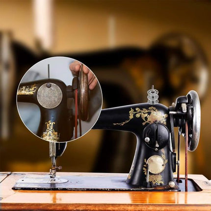 183 m ronde lederen aandrijfriem voor naaimachines - vintage thuis pedaalriem - Ø5 mm