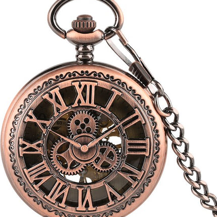 GWS Zakhorloge Mechanisch Vintage – Met ketting - Mechanisch Zakhorloge met handmatige opwinding