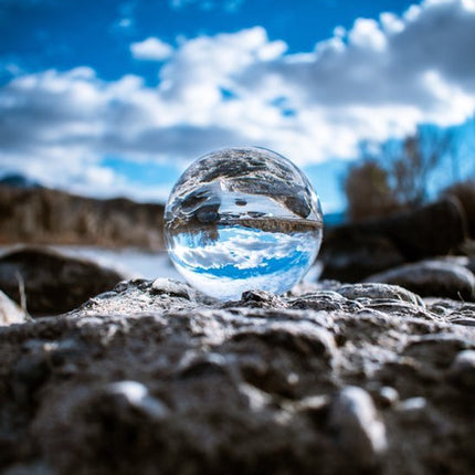 Gws Kristallen Bol voor Fotografie - Fotobol Prisma - Heldere kristallen bal - Lensball Ø 40 mm