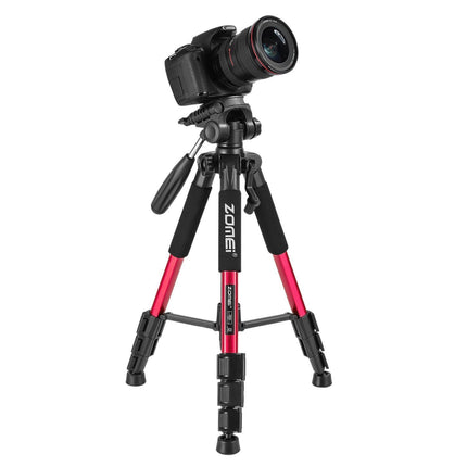 Professioneel Universeel Lichtgewicht DSLR Camerastatief - Tripod 140CM - Rood