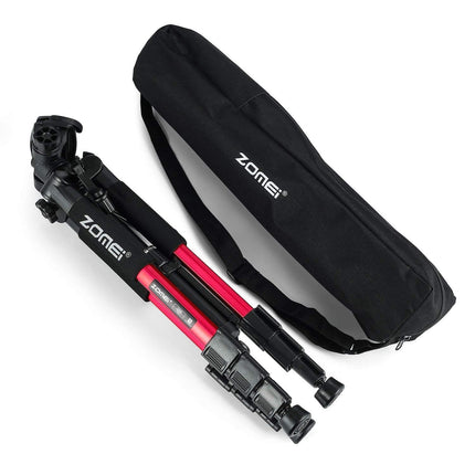 Professioneel Universeel Lichtgewicht DSLR Camerastatief - Tripod 140CM - Rood