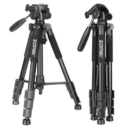 Professioneel Universeel Lichtgewicht DSLR Camerastatief - Tripod 140CM - Zwart