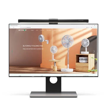 BlitzWolf® BW-CML2 RGB Monitor Lichtbalk – Verstelbaar, Anti-Glare, Oogbescherming, USB, Touchbediening