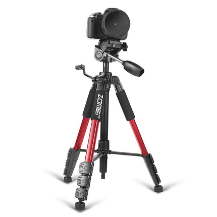 Professioneel Universeel Lichtgewicht DSLR Camerastatief - Tripod 140CM - Rood