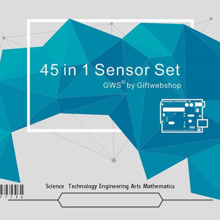 GWS Sensor Set Geschikt voor Arduino & Raspberry - Plastic Case - 43-Delig