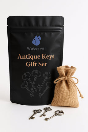 Waterval Antique Keys 100 stuks zilver - afbeelding 1