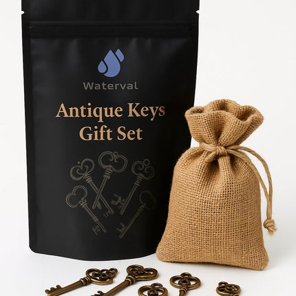 Waterval Antique Keys 125 stuks brons - afbeelding 4