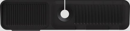 Waterval XL kraanmat zwart 61CM - afbeelding 1