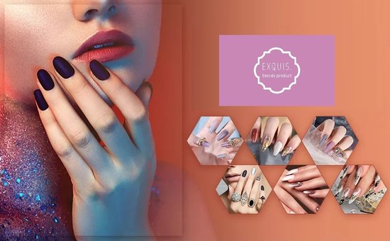 Exquis Soft Gel Kunstnagels 550 stuks - afbeelding 1