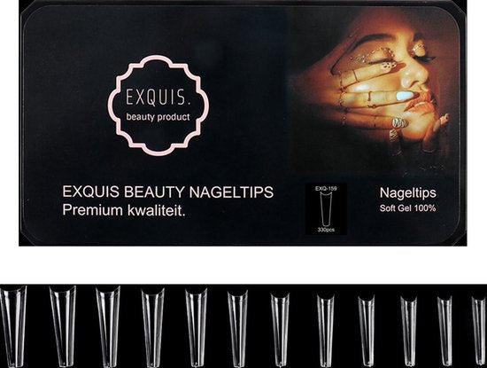 Exquis Soft Gel Kunstnagels 330 stuks - afbeelding 1