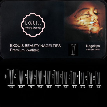 Exquis Soft Gel Kunstnagels 330 stuks - afbeelding 2