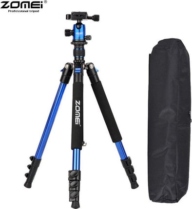 Q555 Camerastatief Blauw 160CM - afbeelding 1