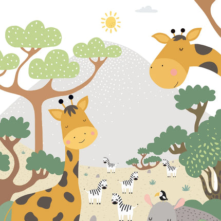 Little Safari canvas schilderij – afbeelding 5