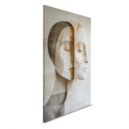 Cubistic Couple canvas schilderij – afbeelding 5