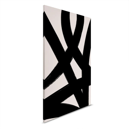 Penseelstreek canvas schilderij – afbeelding 6