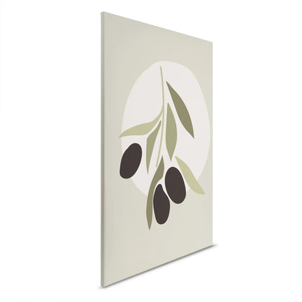 Olijf canvas schilderij – afbeelding 6
