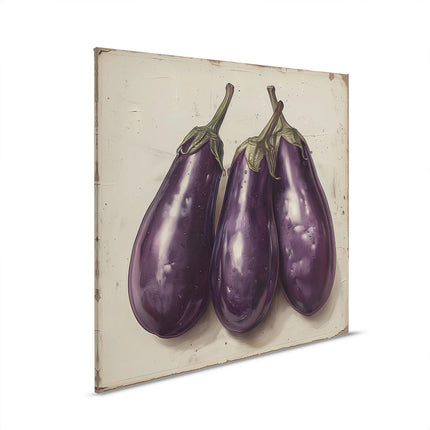 Aubergine canvas schilderij – afbeelding 5