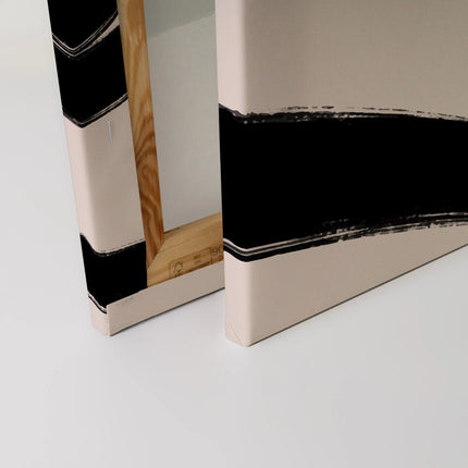 Penseelstreek canvas schilderij – afbeelding 4