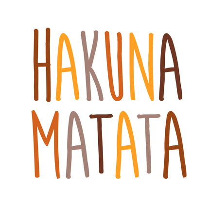 Hakuna Matata canvas schilderij – afbeelding 5