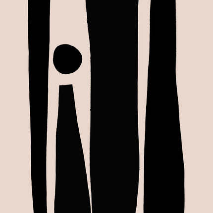 Abstract Minimalistisch canvas schilderij – afbeelding 5