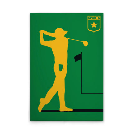 Golfspeler canvas schilderij – afbeelding 7