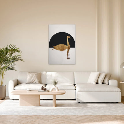 De Zwaan canvas schilderij – afbeelding 3