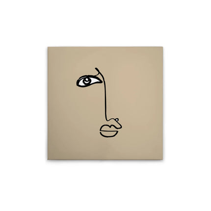 Faces canvas schilderij – afbeelding 1